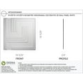 thumbnail image 2 of Ekena Millwork 19 5/8"W x 19 5/8"H Geometric EnduraWall Decorative 3D Wall Panel (12-Pack for 32.1 Sq. Ft.), 2 of 12