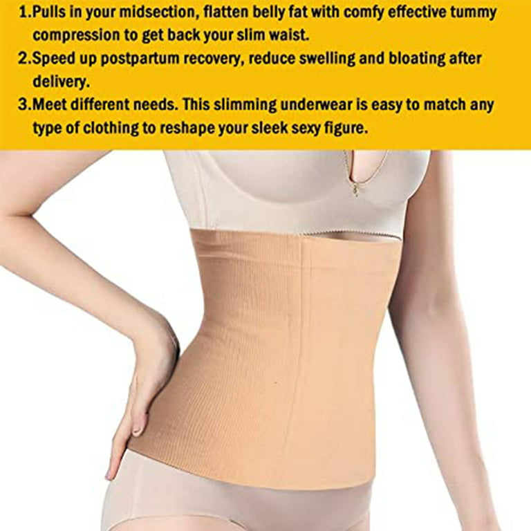 1 pcs Seamless Postpartum Belly Band Wrap Underwear, C-section Recovery  Belt Binder Slimming Shapewear for Women