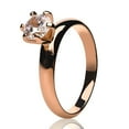 thumbnail image 2 of CZ Wedding Ring - Solitaire Wedding Ring - Ladies Solitaire Ring - Engagement Ring, 5.75, 2 of 3