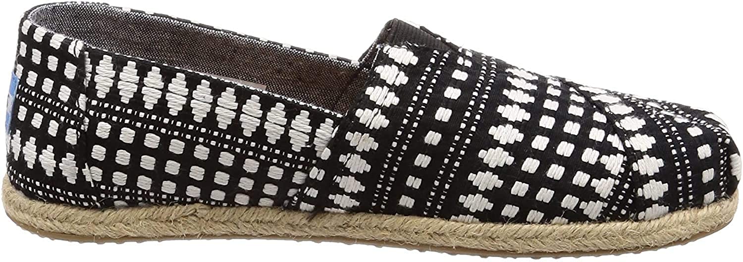 toms black alpargata cupsole flat shoes