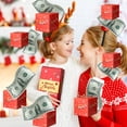 thumbnail image 3 of Decoraciones de Halloween, adornos de Halloween, regalos de Halloween, caja sorpresa de Feliz Navidad, caja de regalo, creación de un regalo sorprendente, sobre rojo, caja de regalo romántica que rebo, 3 of 9