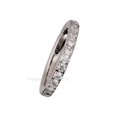 thumbnail image 5 of Solid Titanium Eternity Ring round CZ around Size 4 - 9, 5 of 6