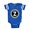 Royal Blue, variant on CafePress - Monogram Medallion Z - Cute Infant Baby Football Bodysuit