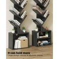 thumbnail image 4 of 6 Tier Tree Bookshelf, Small Bookcase with Storage Cabinet, Modern Tall Narrow Bookshelves Organizer, Floor Standing Book Shelf for Bedroom/Living Room/Home Office/Corner, 4 of 7