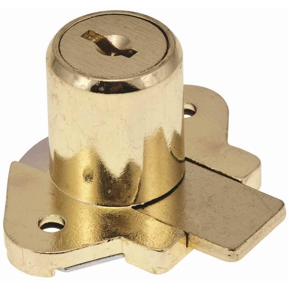 CCL Security 00160 Drawer Lock, Disc Tumbler-02066, 7/8 Inch Length, Keyed Different, US4 Finish, Satin Chrome