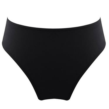 Aislor Girls' Slim Swimming Bottom with Lining UPF50  Sun Protection Rash Guard Swim Brief Black 4