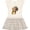 Natural with Stripes, variant on Inktastic Cute Woodland Animal Squirrel Girls Toddler Dress