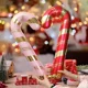 thumbnail image 4 of 5/30 piezas de globos navideños con forma de bastón de caramelo, de aluminio, de Papá Noel, para colgar en la fiesta de Navidad de los niños, 4 of 5