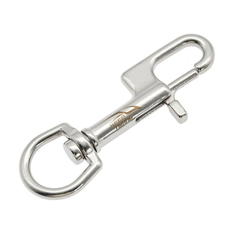 Scuba Diving Clips, Stainless Swivel Eye Snap Hook Dive Double Ended Bolt  Hook 
