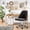 Dark Gray, variant on Colorful Linen Desk Chair, Comfy Thick Seat with Swivel Wheels, Armless Task Chair, Blue