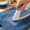 thumbnail image 5 of 30Pcs Iron-On Patches for Clothing Repair, Assorted Colors & Shapes Fabric Mending Kit with Denim, Twill & Cotton, No-Sew Heat Press Adhesive Patch for Jeans and DIY Crafts,3.7" x 4.9", 5 of 7