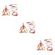 thumbnail image 4 of Methold 3 unids/set collar para mascotas correa de aleación de zinc ajustable pequeño arnés para exteriores reutilizable regalos personalizados rojo M Type1 NO1 Methold CBP327577, 4 of 6