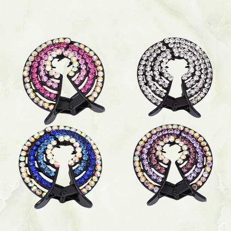 LIFKOME 4Pcs Hair Styling Hair Claw Clips Assorted Color Non Slip Comfortable Use
