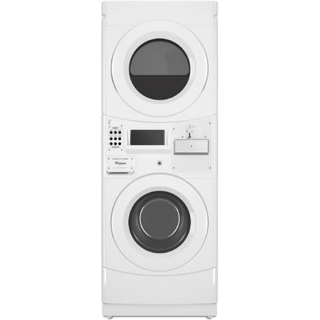 Whirlpool Cet9000gq 27  Wide Vended Laundry Center - White
