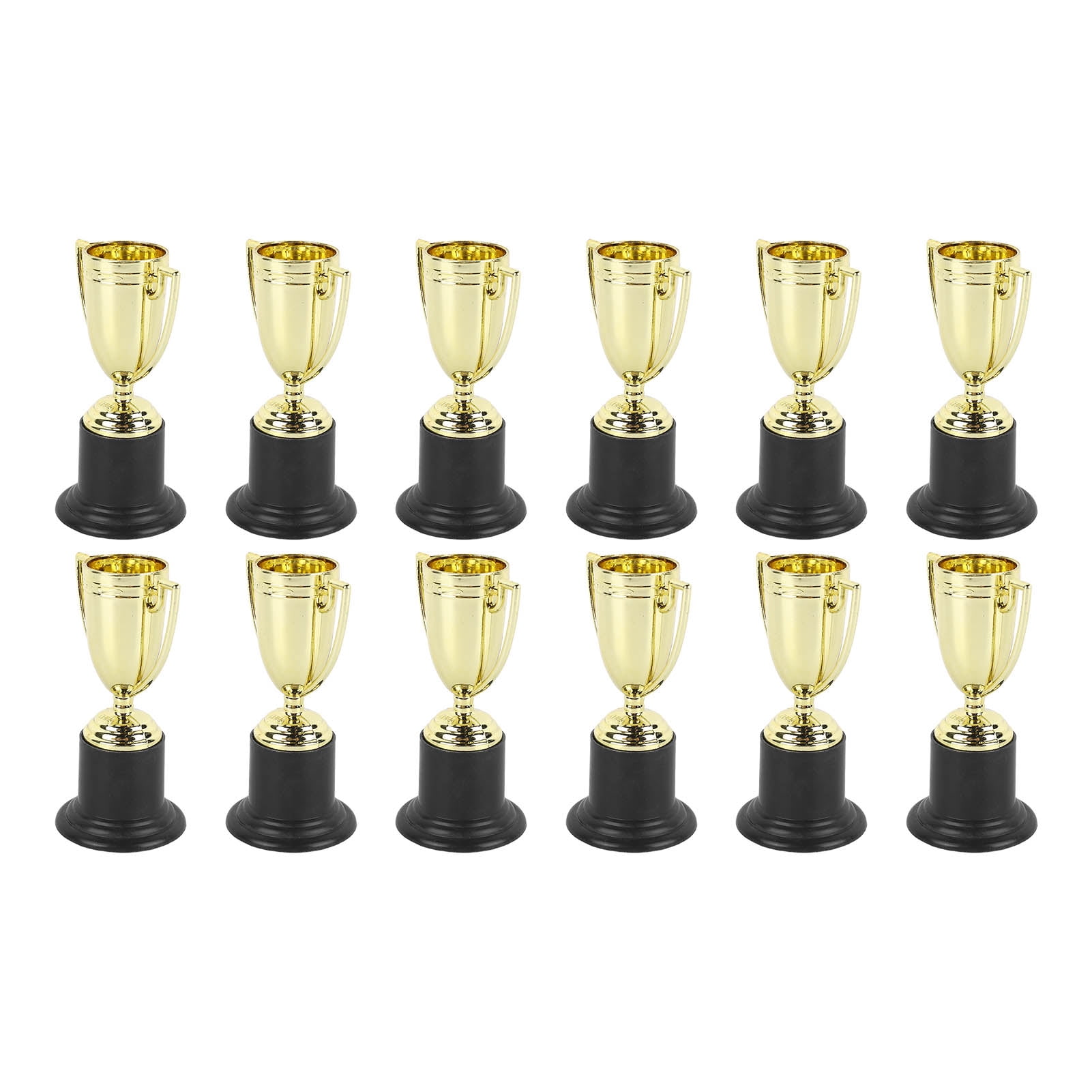 Mini trofeos 12 piezas de copas de trofeo doradas ligeras para la ...