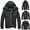 Black, variant on NWQKYZGH Men's Black Puffer Jacket Warm Overcoat Outwear Padded Hooded Down Winter Coat