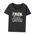 thumbnail image 3 of Camiseta de Mujer con Cuello Redondo, Camiseta Básica Moderna Y Transpirable para Excursiones Y Excursiones XL, 3 of 7