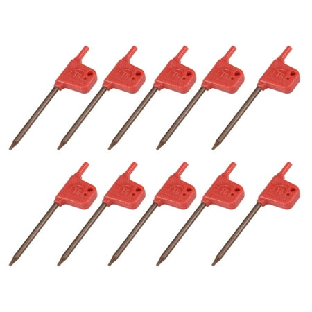 

10PCS T6 S2 Flag Type Handle Driver Torx Key Wrench Spanner Screwdriver