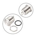 thumbnail image 2 of Unique Bargains Latching Metal Push Button Switch High Head 19mm Mounting Dia 1NO 1pcs, 2 of 3