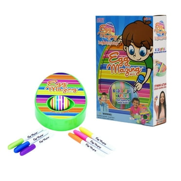 The Mini Eggmazing Easter Egg Decorating Art & Craft Kit, for Child Ages 3 , Green