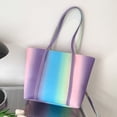 thumbnail image 1 of Bolso de mujer para mujer de mano rómbico suave Gran capacidad para regalo (Azul), 1 of 8