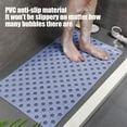 thumbnail image 4 of Qiweii Large Shower Mat Non Slip Bathroom Shower Mat - Large Shower Matts for Shower Stall Floors - Secure Suction Cups and Drain Holes 15*29in, 4 of 6