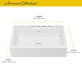 thumbnail image 2 of American Standard 77Sb.36220A Delancey 36" Farmhouse Single Basin Cast Iron Kitchen Sink -, 2 of 6