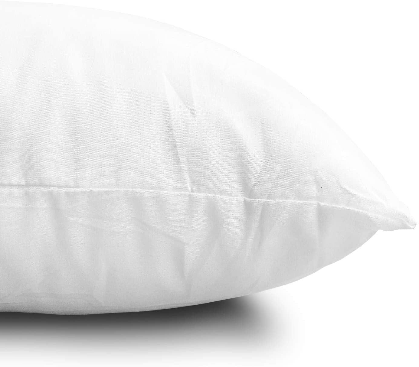 EDOW Throw Pillow Insert LightweightSoft Polyester Down Alternative Decorative Pillow Sham Stuffer Machine Washable (White 18x18)