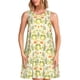 thumbnail image 1 of Easygdp Frogs And Botanical para Vestido Transpirable de Mujer, Vestido Suelto de Manga Corta con Pliegues y Bolsillos para el Verano, 1 of 7