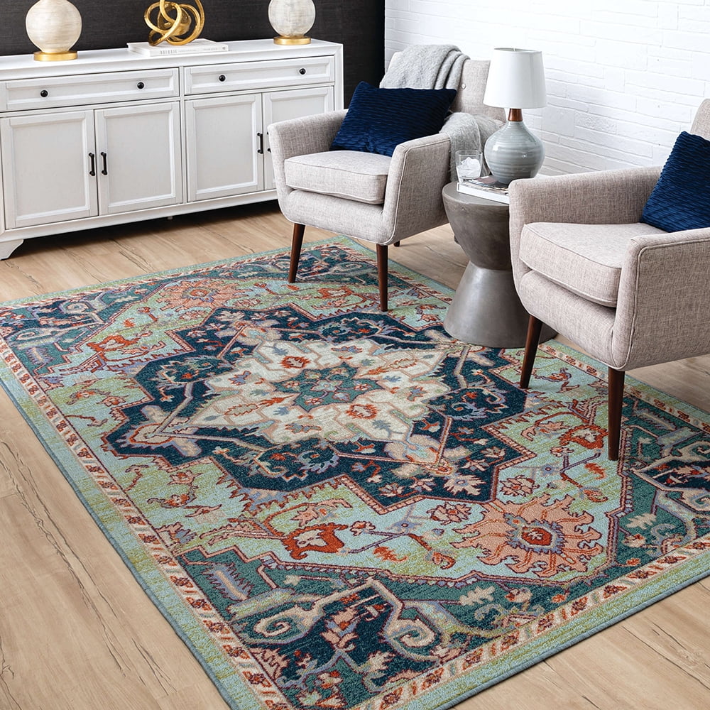 Mohawk Home Duero Green Area Rug, 6' x 9'