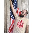 thumbnail image 2 of 4Th Of July Usa T-Shirt Men -Image by Shutterstock, Male x-Large, 2 of 4