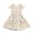 Yellow(Floral Print), variant on CCRFTGI Dresses for Children Girls 10-12 Casual Short Sleeve Summer A Line Skater Dress Cute Geometric Print Dresses Holiday Girls Fashion Brown 3-4 Years