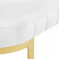 thumbnail image 3 of Morden Fort Upholstered Bench, White, 3 of 7
