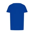 thumbnail image 7 of Tmtolofot Women's Boho Floral Printed Tops Basic Tee Shirts Female Loose Fit 2024 Trendy Tops Casual Crew Neck T Shirts Ladies Short Sleeve T Shirt Blouses,4_Blue,Large, 7 of 7