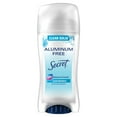 thumbnail image 2 of Secret Aluminum Free Deodorant Clear Solid, Waterlily, 2.4 oz, 2 of 10