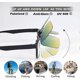 thumbnail image 4 of Clip On Sunglasses 4 Pack, Polarized Lens Fit Over Prescription Glasses, Flip Up, 4 of 5