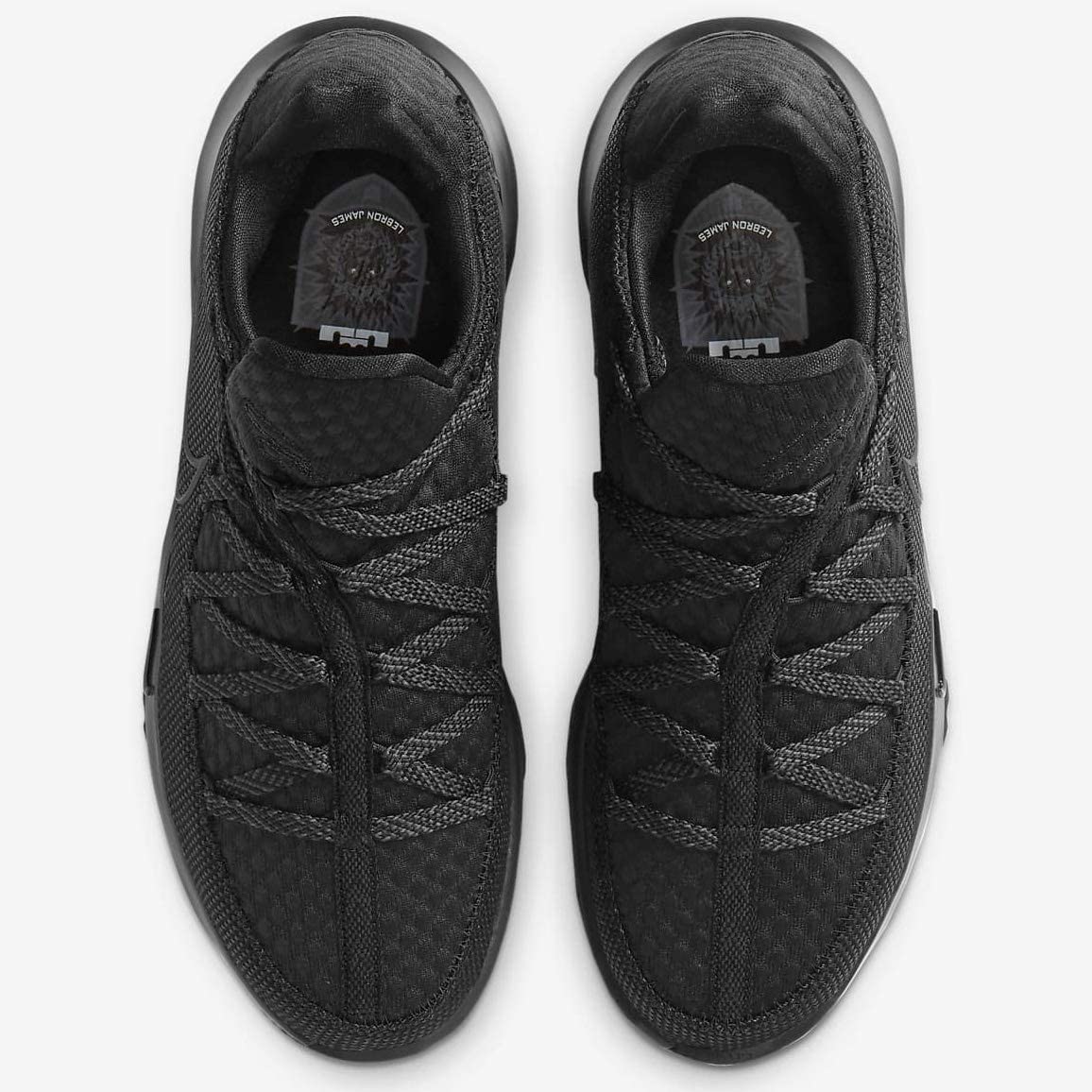 Nike LeBron 17 Low Basketball Shoes, Men's, Black - image 2 of 4