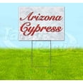 thumbnail image 1 of Arizona Cypress (18" x 24") Yard Sign, Includes Metal Step Stake, 1 of 6