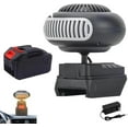 thumbnail image 1 of Battery Operated Heaters For Indoors Car, Portable Battery Operated Heater, Car Window Defogger Long Lasting Quiet,1500mah BatteryOperated Space Heaters,For Cars/Camping/Golf Cart (15-cell*1battery), 1 of 7