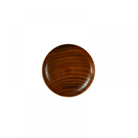 

Naiyafly 1Pc Japanese Wild Jujube Wood Fruit Dish Whole Wood Fruit Plate Snack Wood Dish round Wooden Plate C1