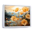 thumbnail image 2 of Designart "Field Of Perfect Passion I" Flower Floater Framed Canvas Prints, 2 of 5