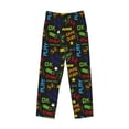 thumbnail image 4 of Xecao Pixel Game Men's Straight Lounge Pajama Pants: The Ultimate in Comfortable Sleepwear, 4 of 9