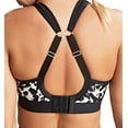 thumbnail image 3 of Panache Boundless Racerback Non-Wire Sports Bra (7341B),34FF,Mono Print, 3 of 6