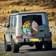 thumbnail image 7 of Lsque Pikmin Pattern Tire Covers - Tough Tire Wheel Protector for Truck, SUV, Trailer, Camper, RV - 17 inch, 7 of 7