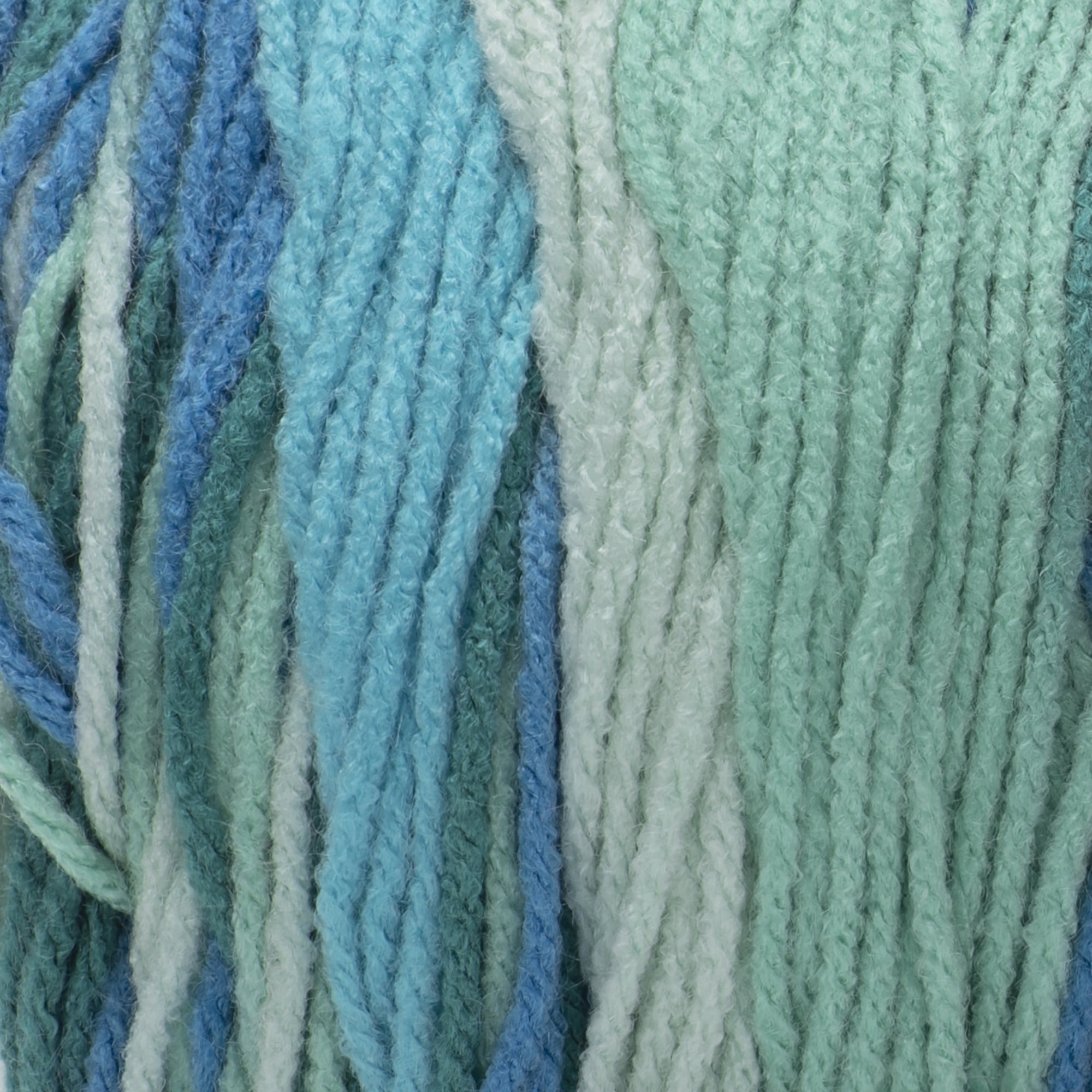 Red Heart Super Saver Color Block 4 Medium Acrylic Yarn, Liquid Teal 10oz/283g, 482 Yards