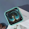 thumbnail image 4 of Autua Moon Stars Mother's Day Gifts Jewelry Box PU Leather Necklace Ring Earring Organizer Travel Case Compact Size Green, 4 of 5