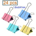 thumbnail image 2 of 24 Pieces Large Binder Clips,1.6Inch Width,Paper Clips Large for Office Supplies (Colors) …, 2 of 7