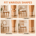 thumbnail image 6 of Chair Leg Floor Protectors,24pcs, AntiScratch NoiseReducing for Hardwood Floors, 6 of 7