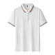 thumbnail image 1 of pstuiky camisetas para hombre, Camisa informal de manga corta con cuello vuelto, cómoda y lisa, para hombre ropa de hombre m, 1 of 3