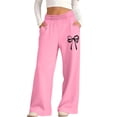 thumbnail image 6 of BXJX Girls Sweatpants Size 10-12, Warm Sports Elastic Waist Fleece‑Lined Fall Pants with Pockets, 6 of 7